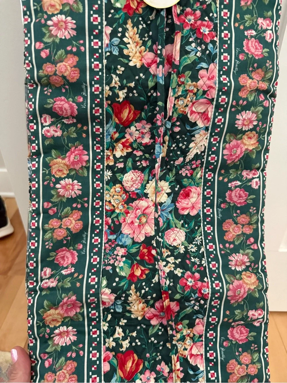 NWT Vintage Vera Bradley Springtime pattern hanging organizer